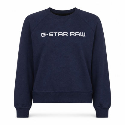 Womens UK Size M G-Star RAW Blue Pullover Sweatshirt