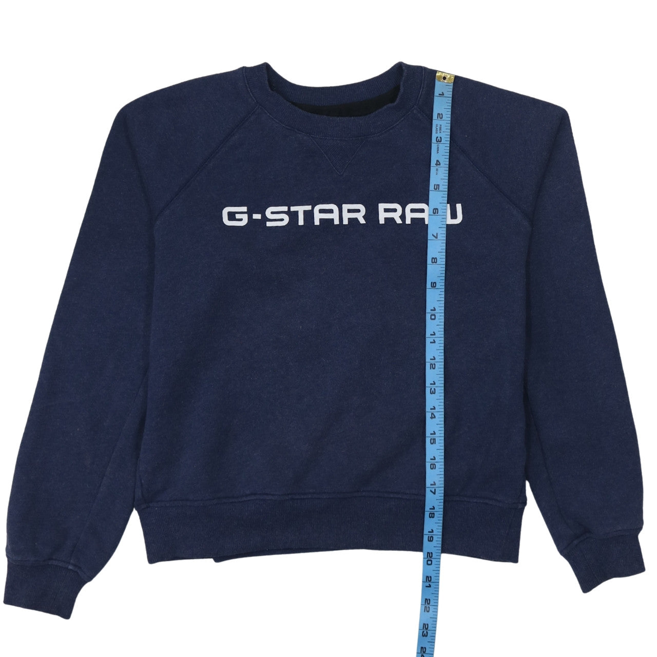Womens UK Size M G-Star RAW Blue Pullover Sweatshirt