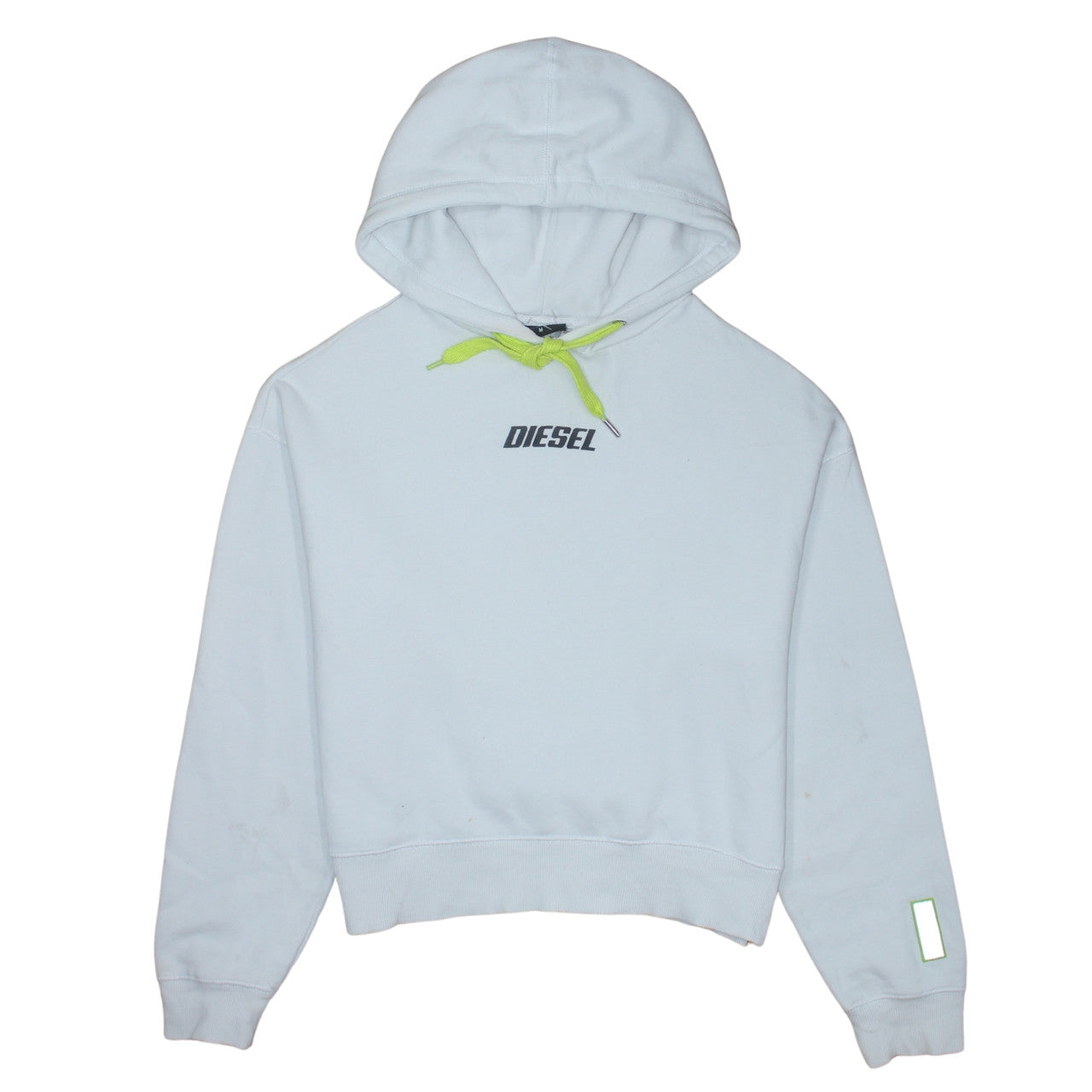 Mens UK Size M Diesel White Pullover Hoodie