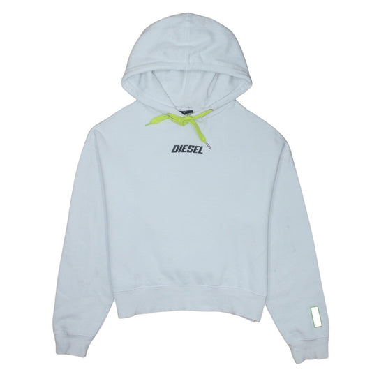 Mens UK Size M Diesel White Pullover Hoodie