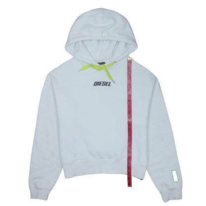Mens UK Size M Diesel White Pullover Hoodie