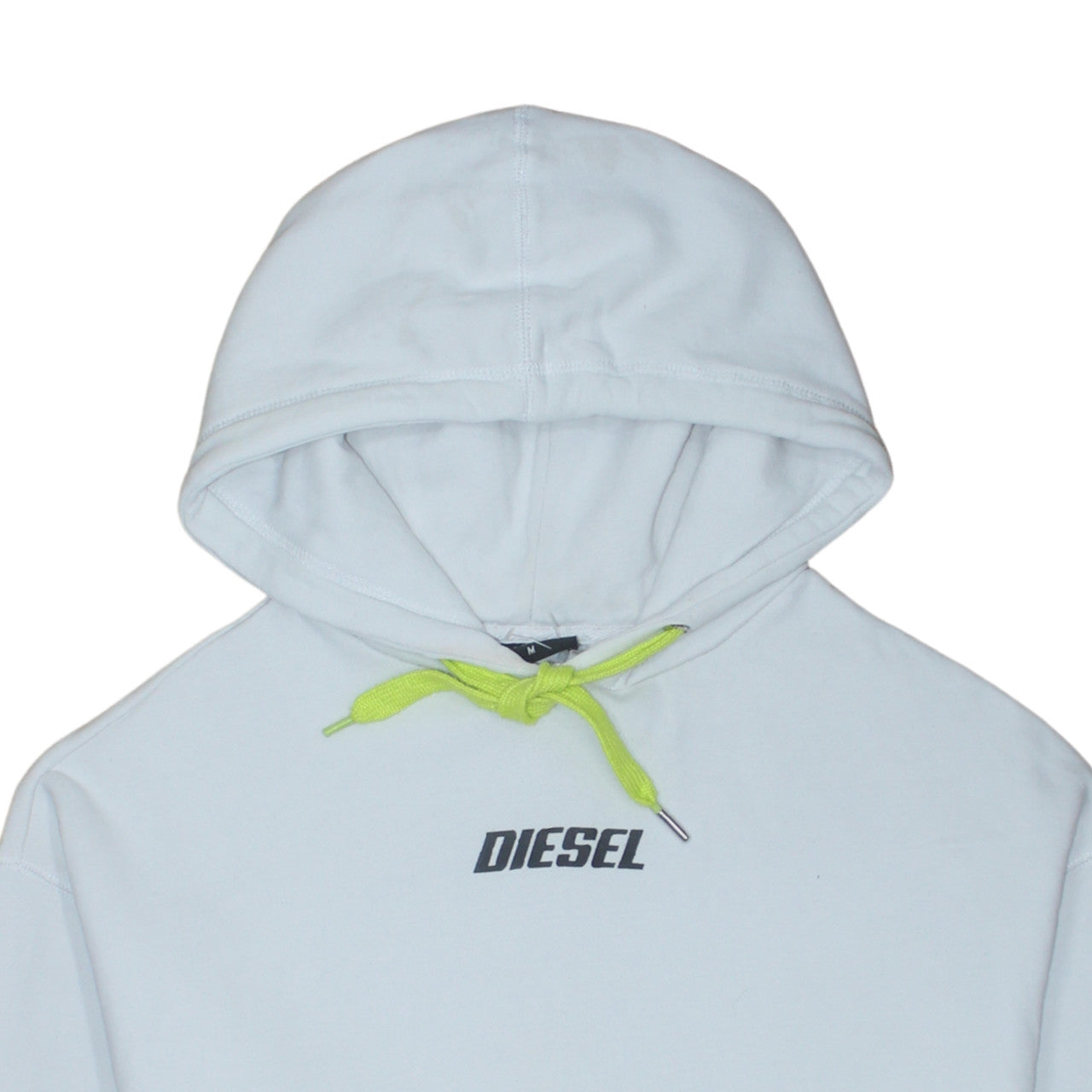 Mens UK Size M Diesel White Pullover Hoodie
