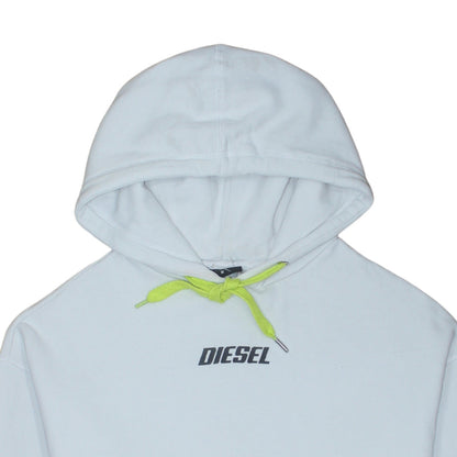 Mens UK Size M Diesel White Pullover Hoodie