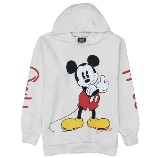 Boys UK Size 12-13 Years Disney White Pullover Hoodie
