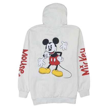 Boys UK Size 12-13 Years Disney White Pullover Hoodie