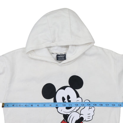 Boys UK Size 12-13 Years Disney White Pullover Hoodie