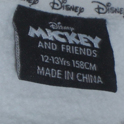 Boys UK Size 12-13 Years Disney White Pullover Hoodie