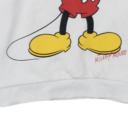 Boys UK Size 12-13 Years Disney White Pullover Hoodie