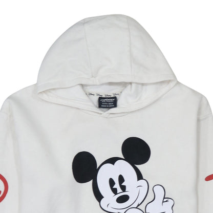 Boys UK Size 12-13 Years Disney White Pullover Hoodie