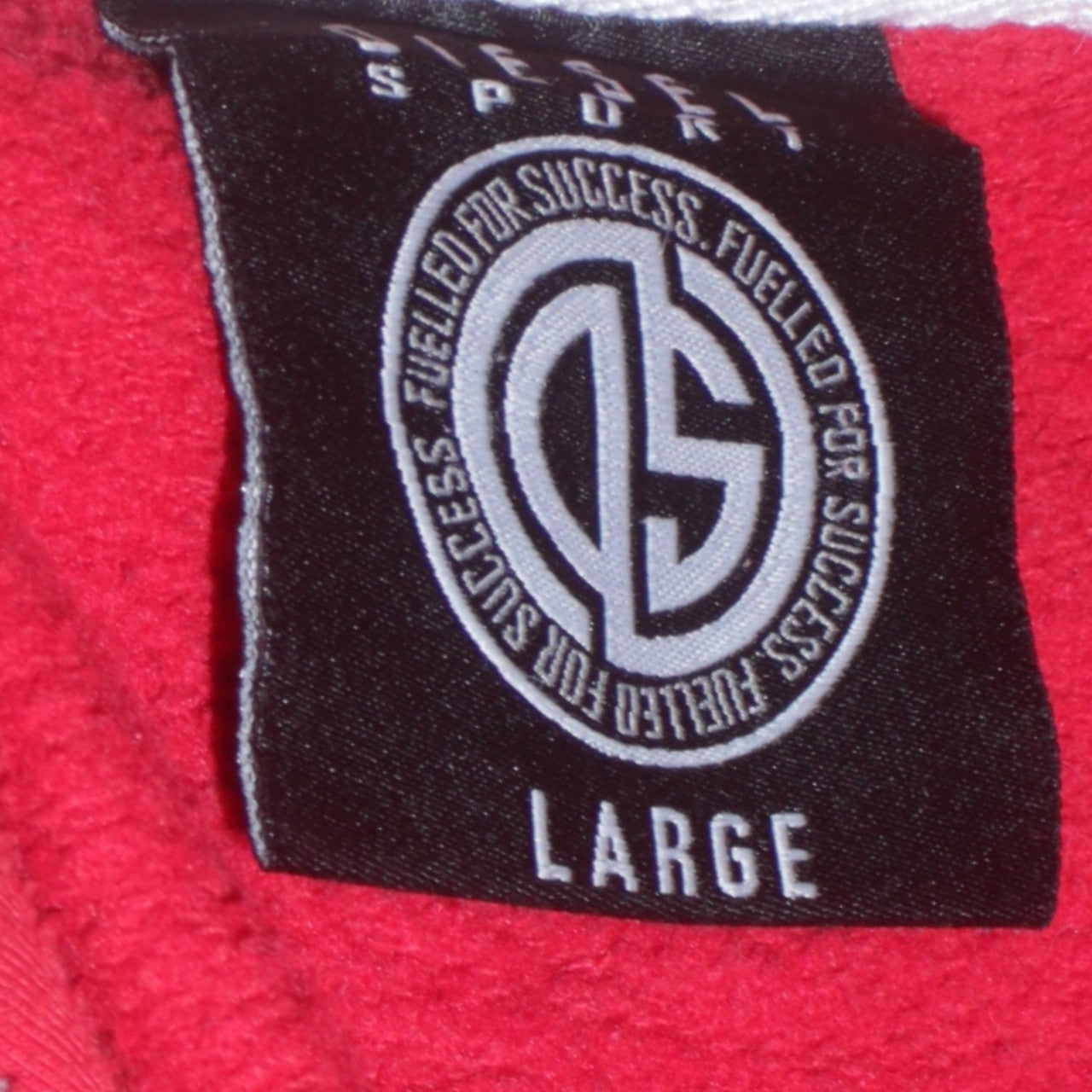 Mens UK Size L Diesel Red Pullover Hoodie