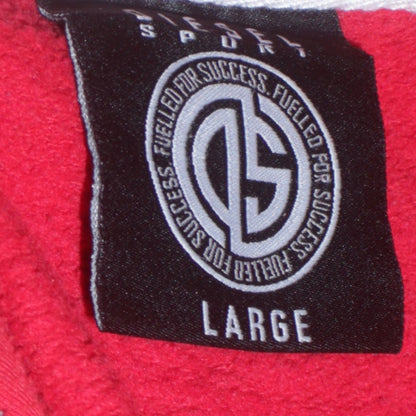 Mens UK Size L Diesel Red Pullover Hoodie
