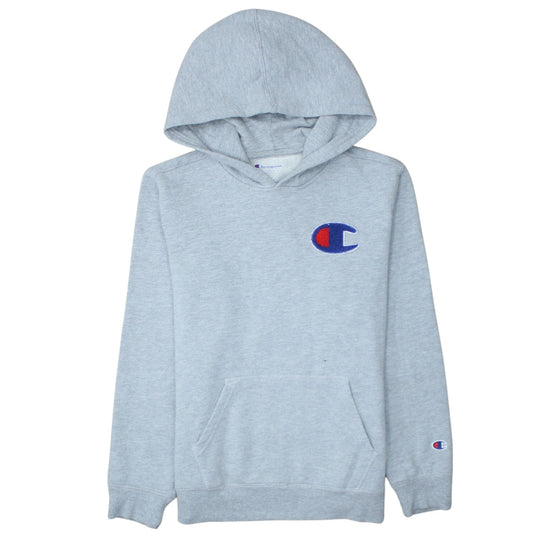 Womens UK Size L Champion Grey Pullover Hoodie