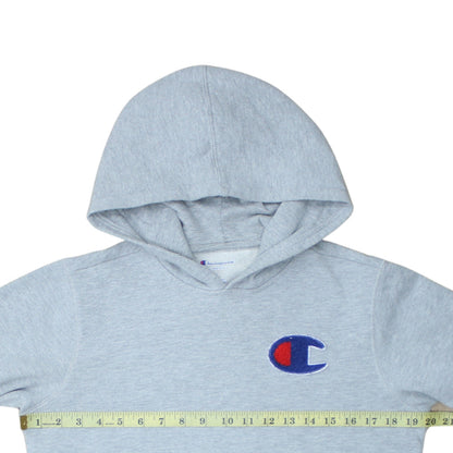 Womens UK Size L Champion Grey Pullover Hoodie