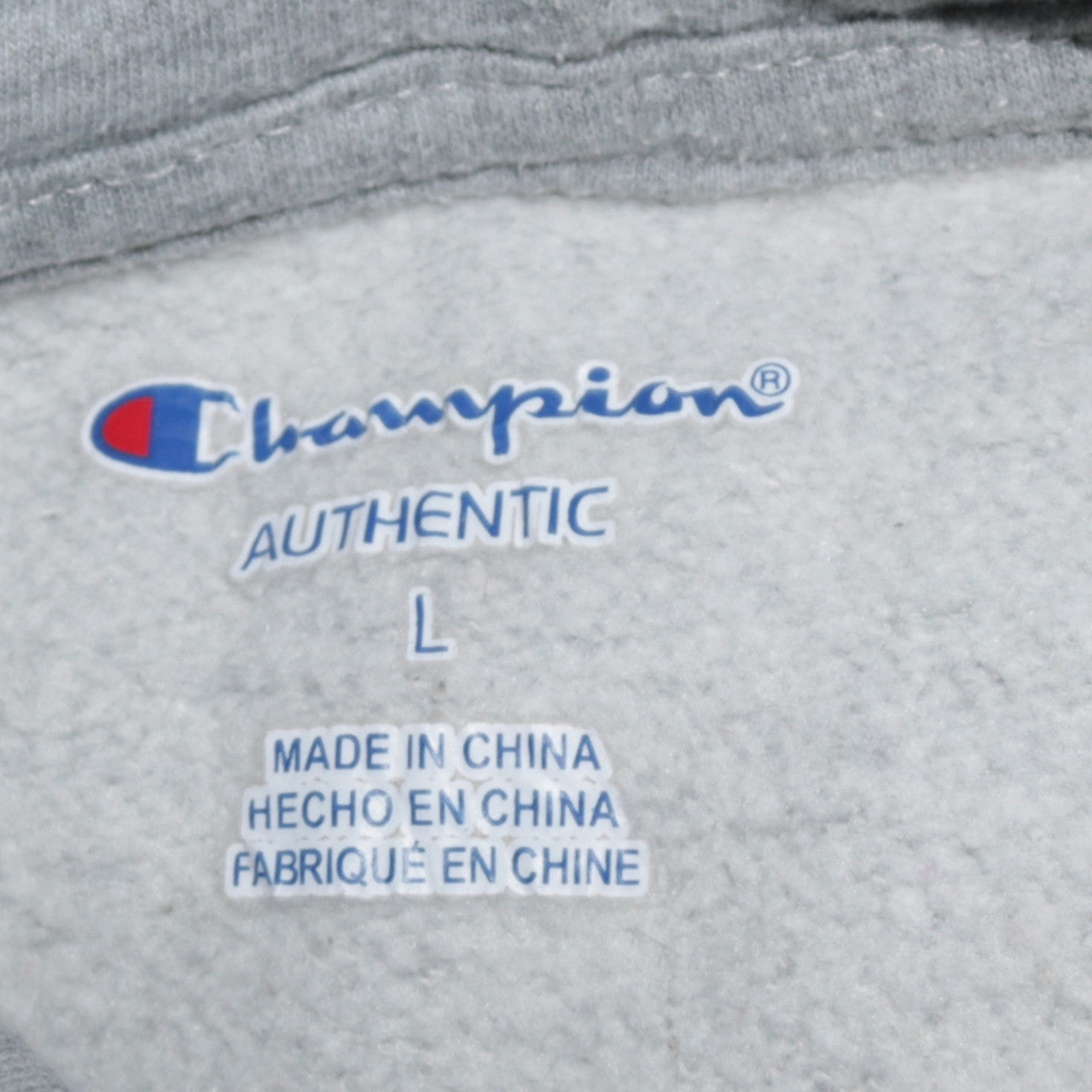 Womens UK Size L Champion Grey Pullover Hoodie