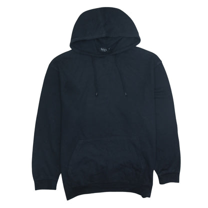 Mens UK Size M boohooMAN Black Pullover Hoodie