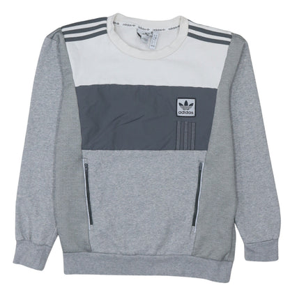 Mens UK Size S adidas Grey Pullover Sweatshirt