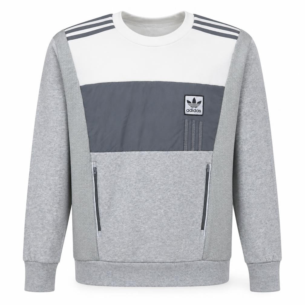 Mens UK Size S adidas Grey Pullover Sweatshirt