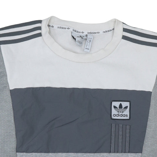 Mens UK Size S adidas Grey Pullover Sweatshirt