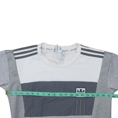 Mens UK Size S adidas Grey Pullover Sweatshirt