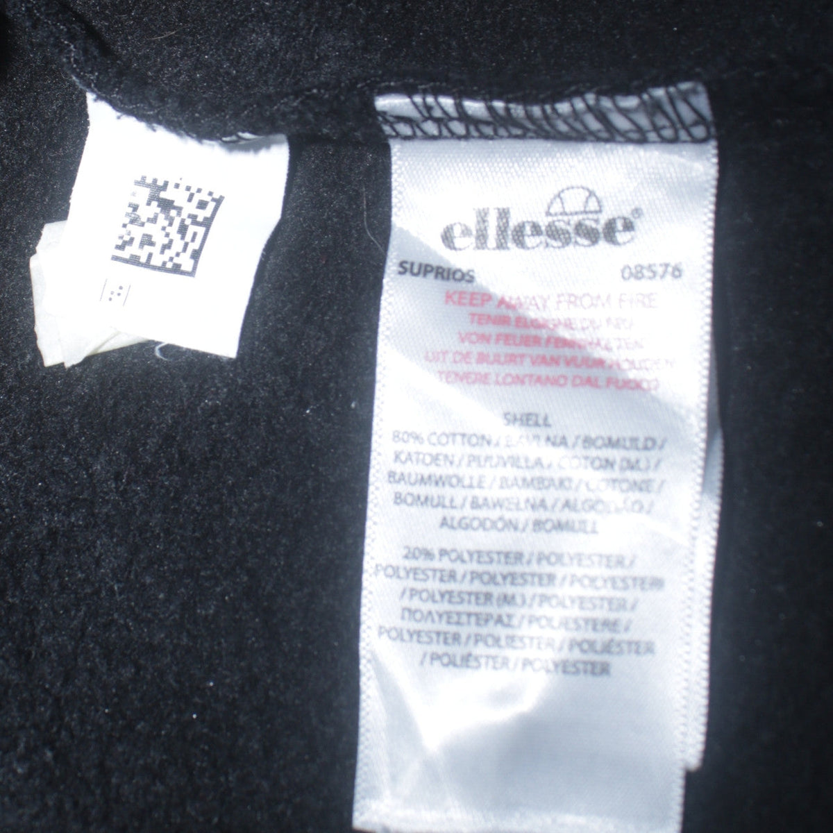 Boys UK Size 13-14 Years ellesse Black Pullover Sweatshirt