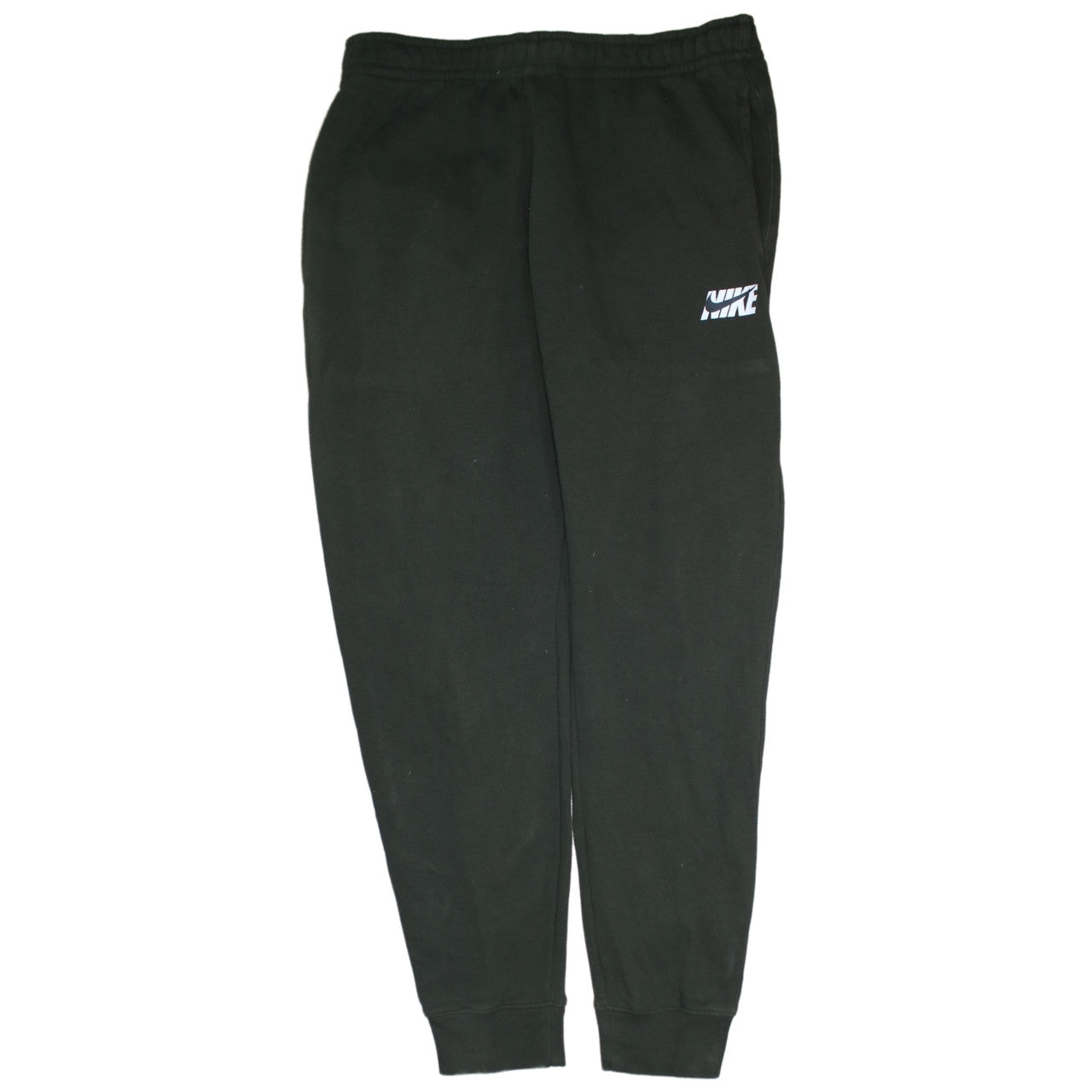 Mens UK Size M Nike Regular Fit Jogger Black Trousers