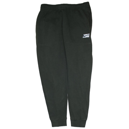 Mens UK Size M Nike Regular Fit Jogger Black Trousers