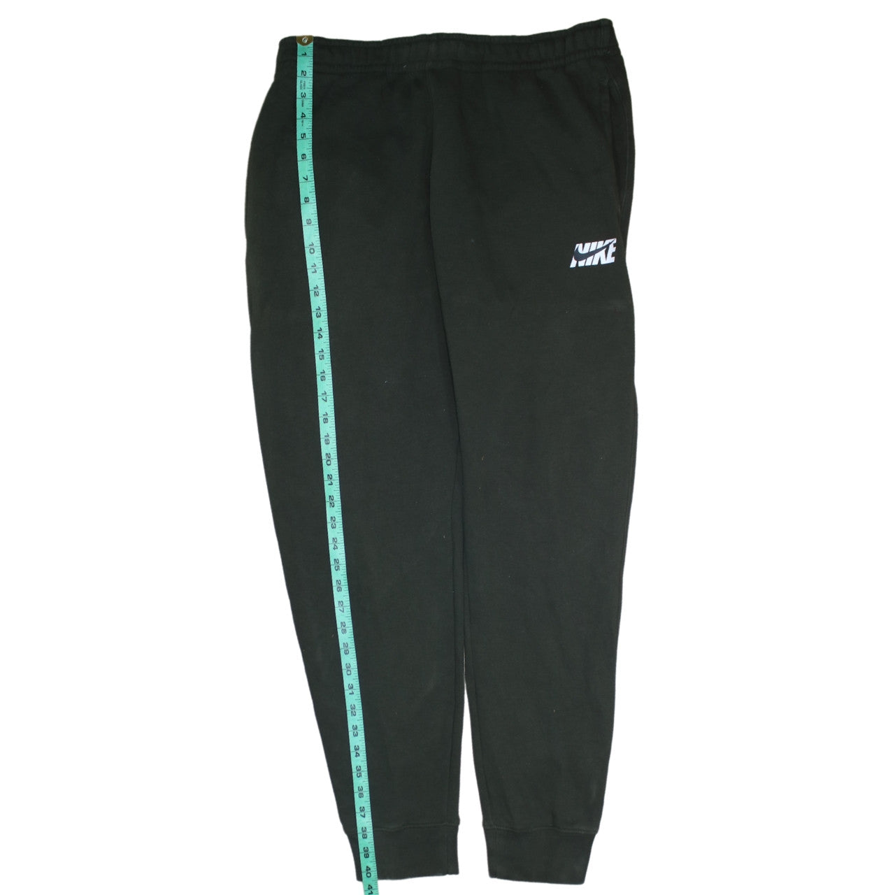 Mens UK Size M Nike Regular Fit Jogger Black Trousers