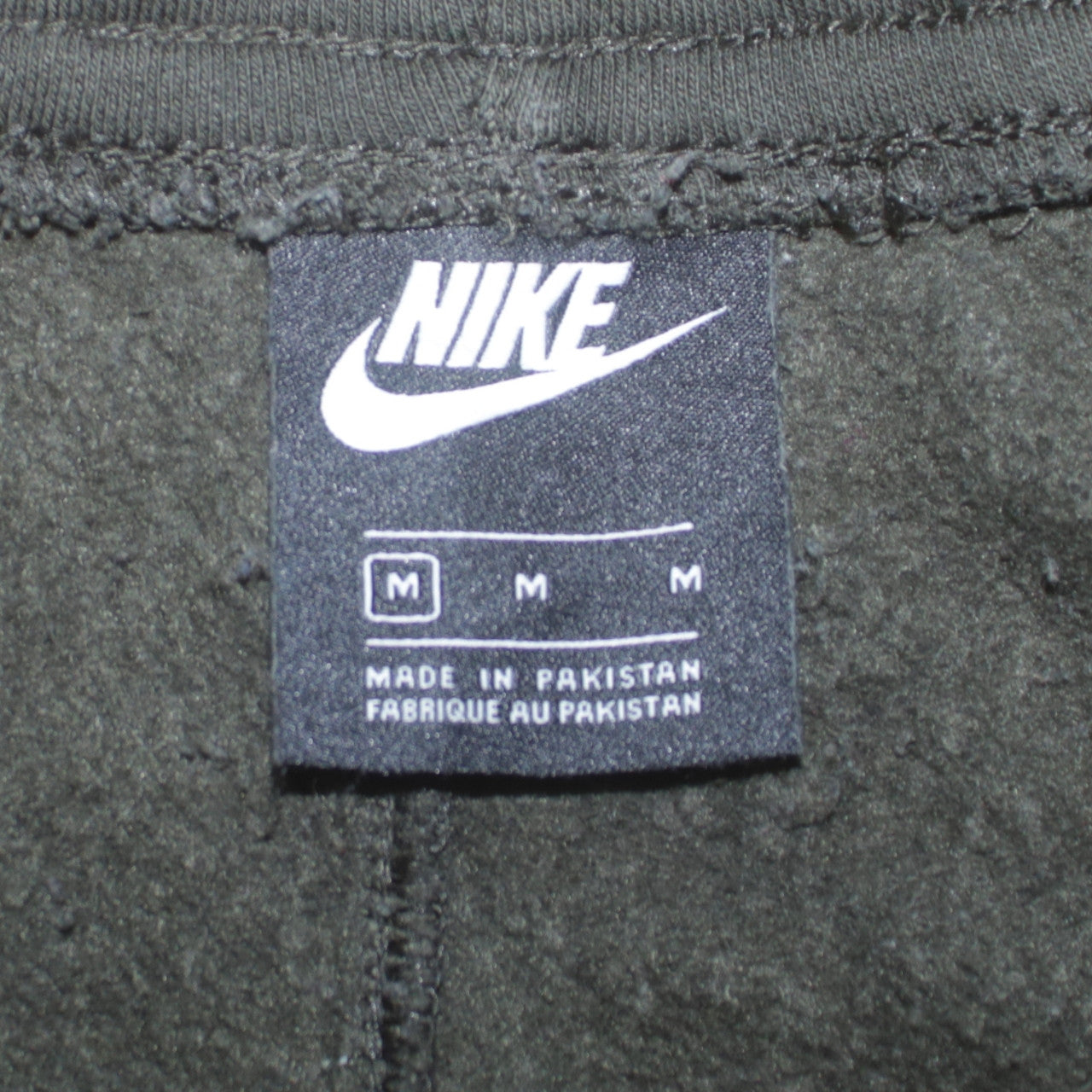 Mens UK Size M Nike Regular Fit Jogger Black Trousers
