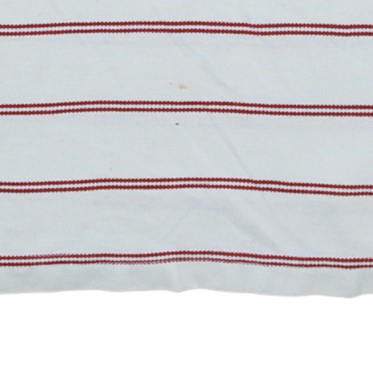 Tommy Hilfiger Men's White Red Striped Slim Fit Polo Shirt XL
