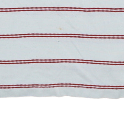 Tommy Hilfiger Men's White Red Striped Slim Fit Polo Shirt XL