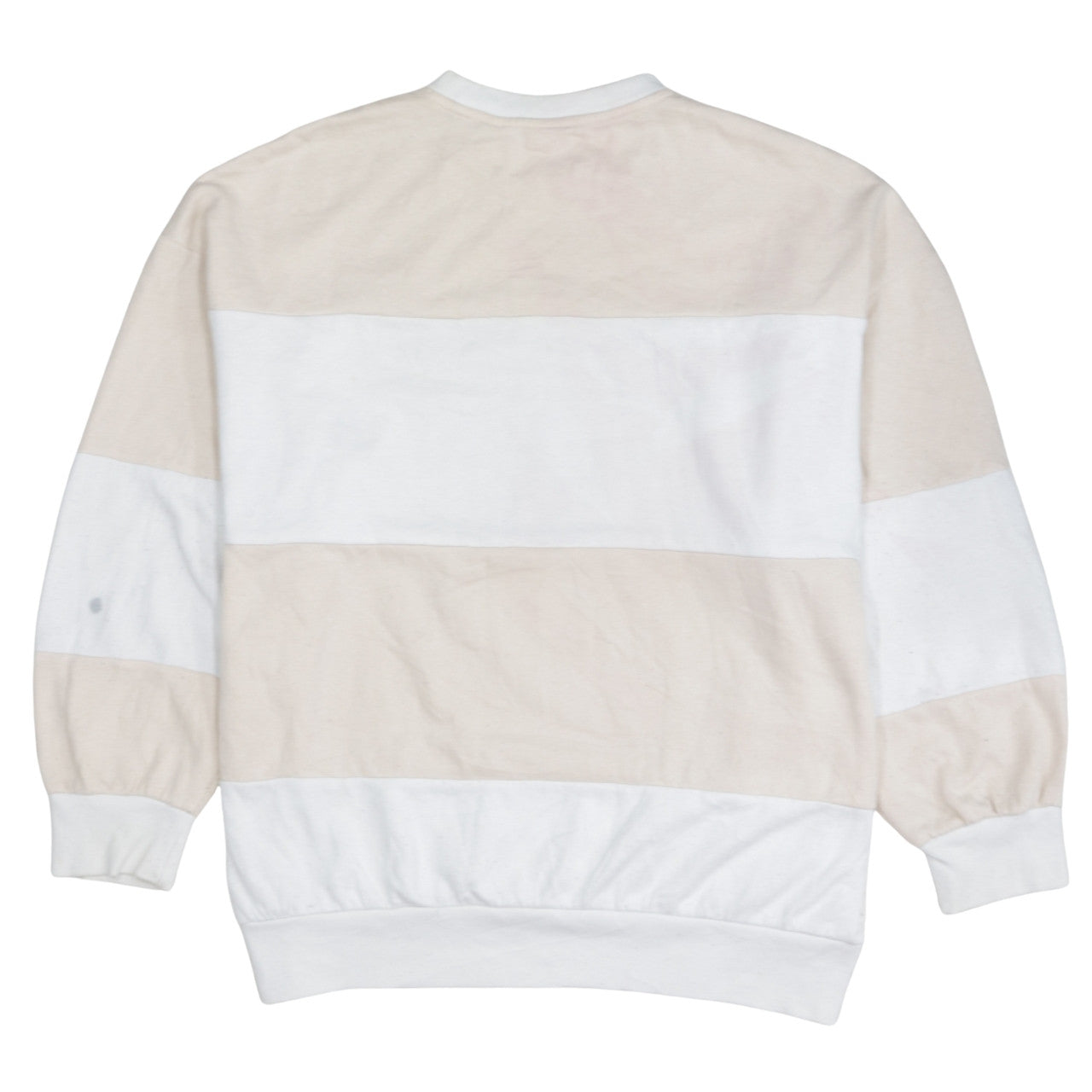 Womens UK Size L adidas Beige Pullover Sweatshirt