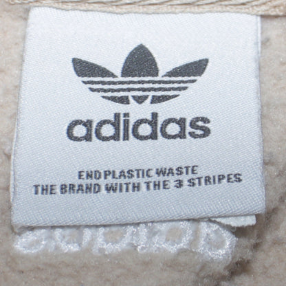 Womens UK Size L adidas Beige Pullover Sweatshirt