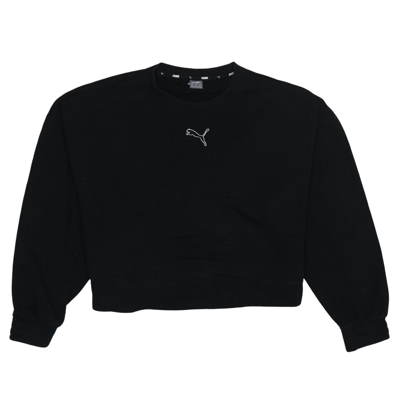 Womens UK Size XL PUMA Black Pullover Sweatshirt