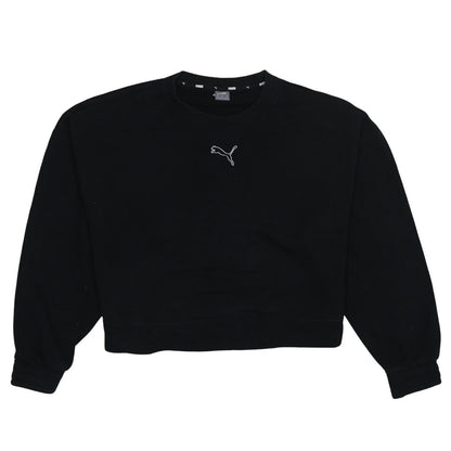 Womens UK Size XL PUMA Black Pullover Sweatshirt
