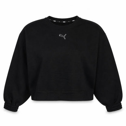 Womens UK Size XL PUMA Black Pullover Sweatshirt