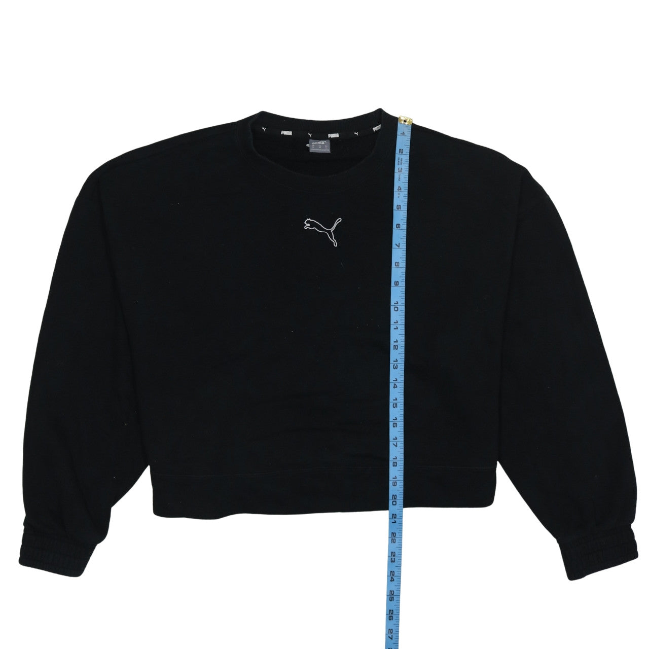 Womens UK Size XL PUMA Black Pullover Sweatshirt