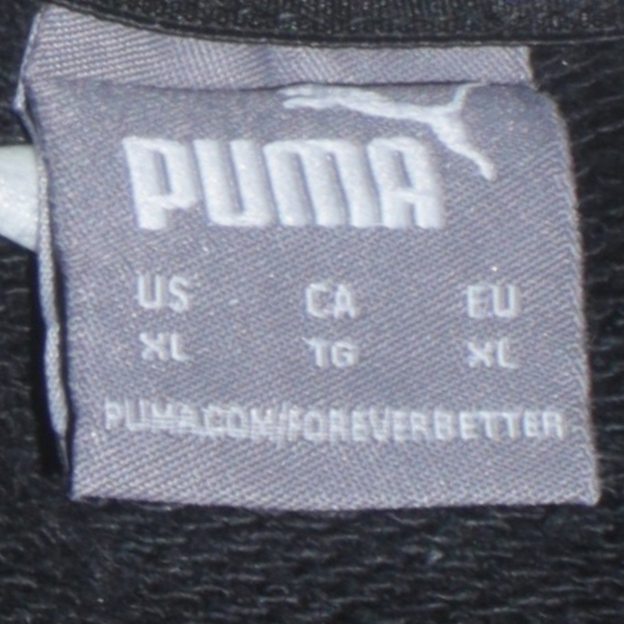 Womens UK Size XL PUMA Black Pullover Sweatshirt