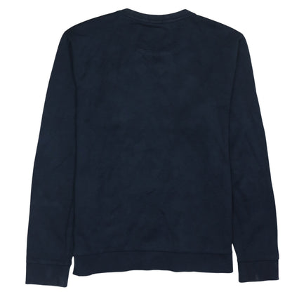 Mens UK Size XL HUGO BOSS Blue Pullover Sweatshirt