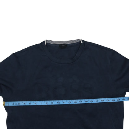 Mens UK Size XL HUGO BOSS Blue Pullover Sweatshirt