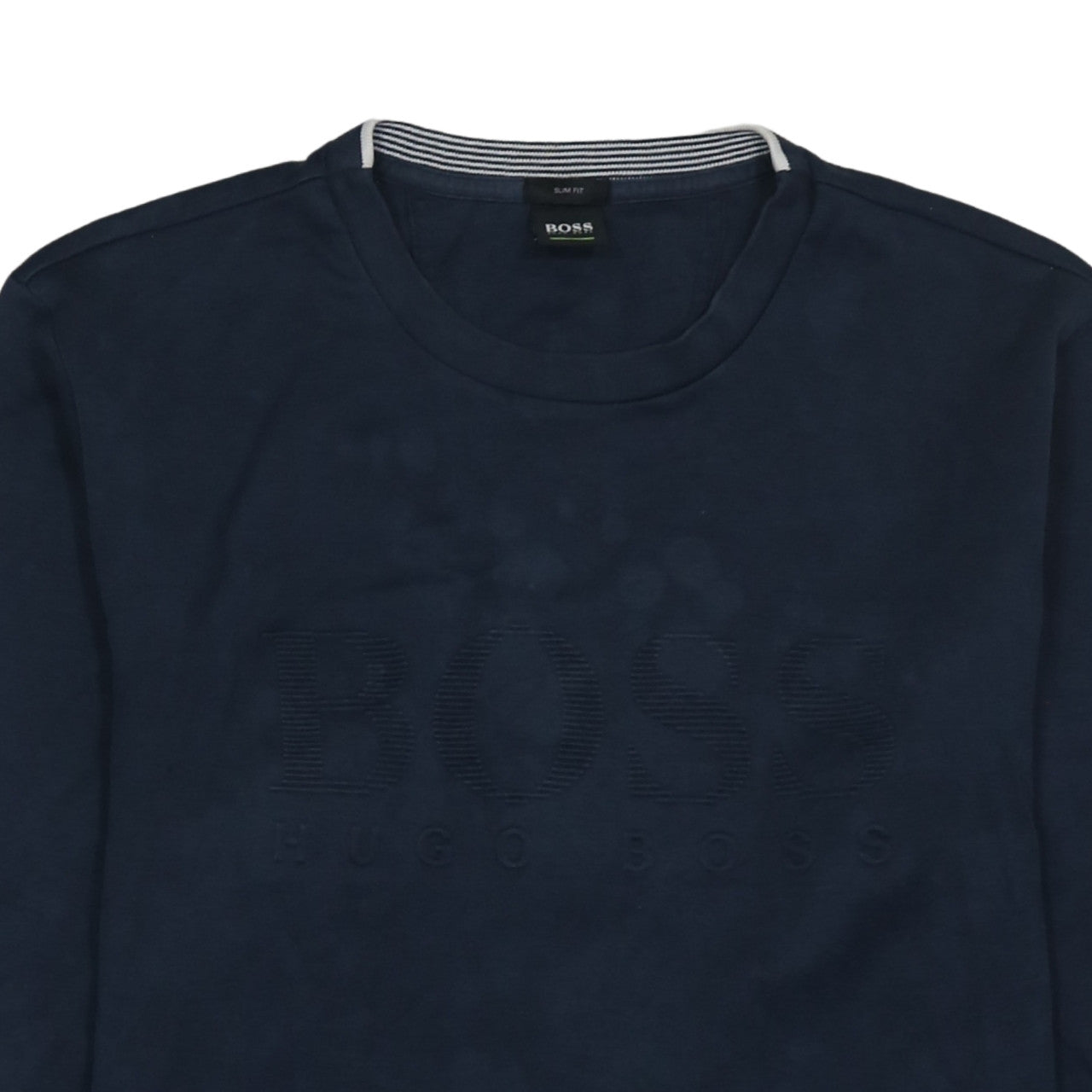 Mens UK Size XL HUGO BOSS Blue Pullover Sweatshirt
