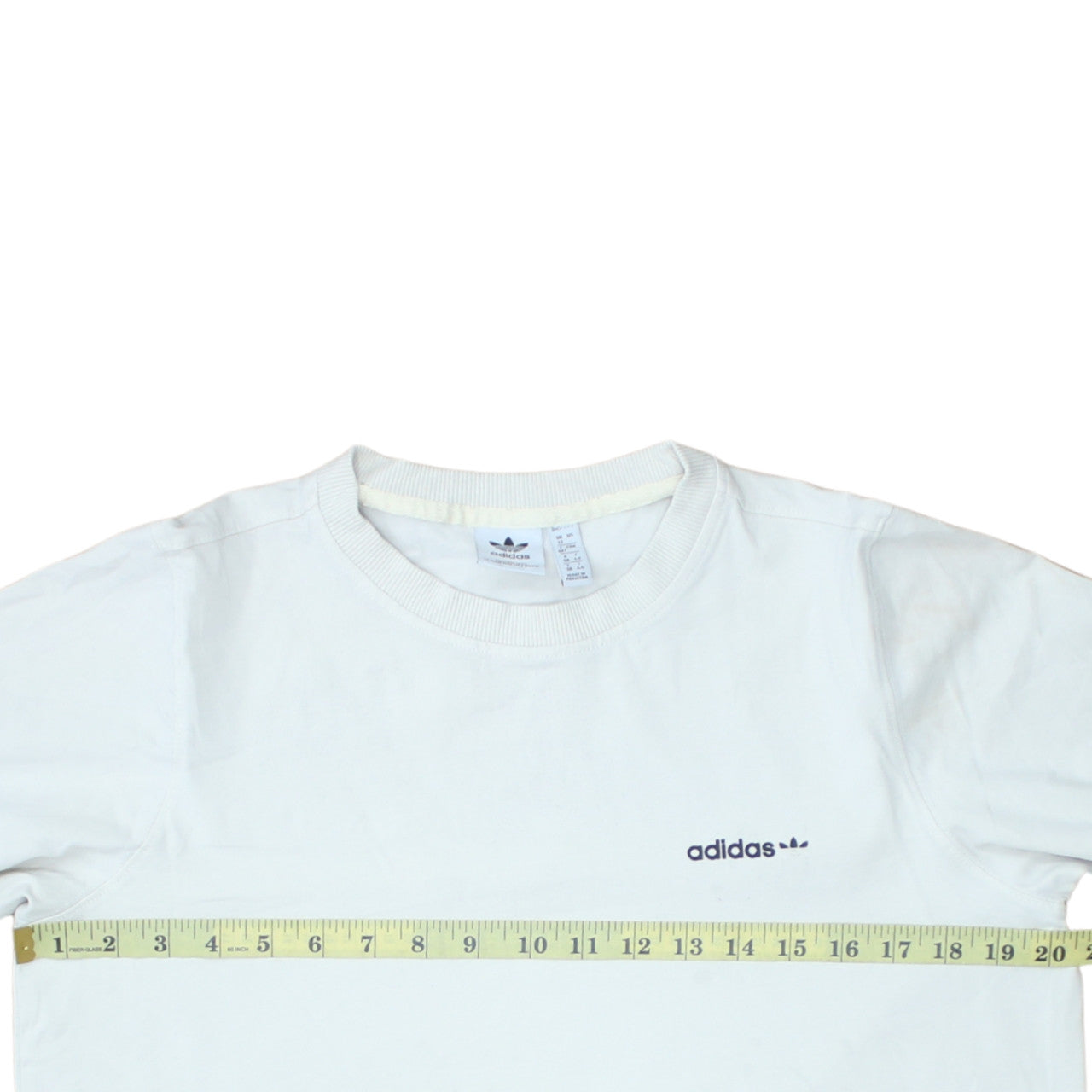 Womens UK Size 12 adidas White Pullover Sweatshirt