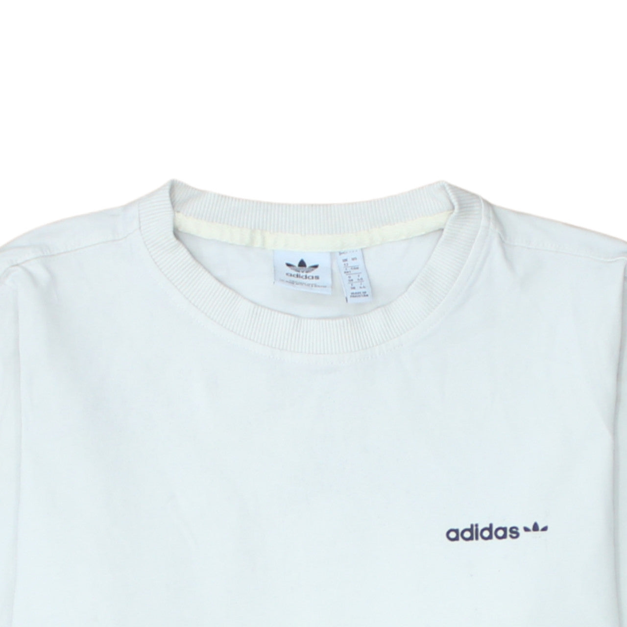 Womens UK Size 12 adidas White Pullover Sweatshirt