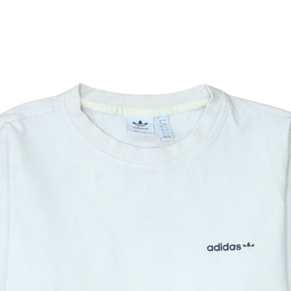 Womens UK Size 12 adidas White Pullover Sweatshirt