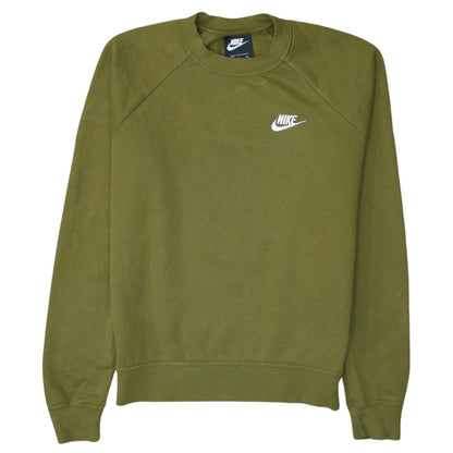 Mens UK Size S Nike Green Pullover Sweatshirt