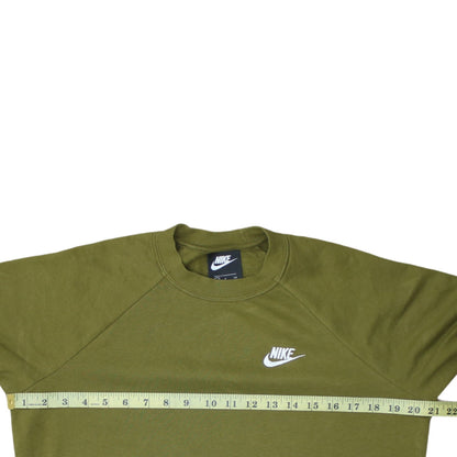 Mens UK Size S Nike Green Pullover Sweatshirt