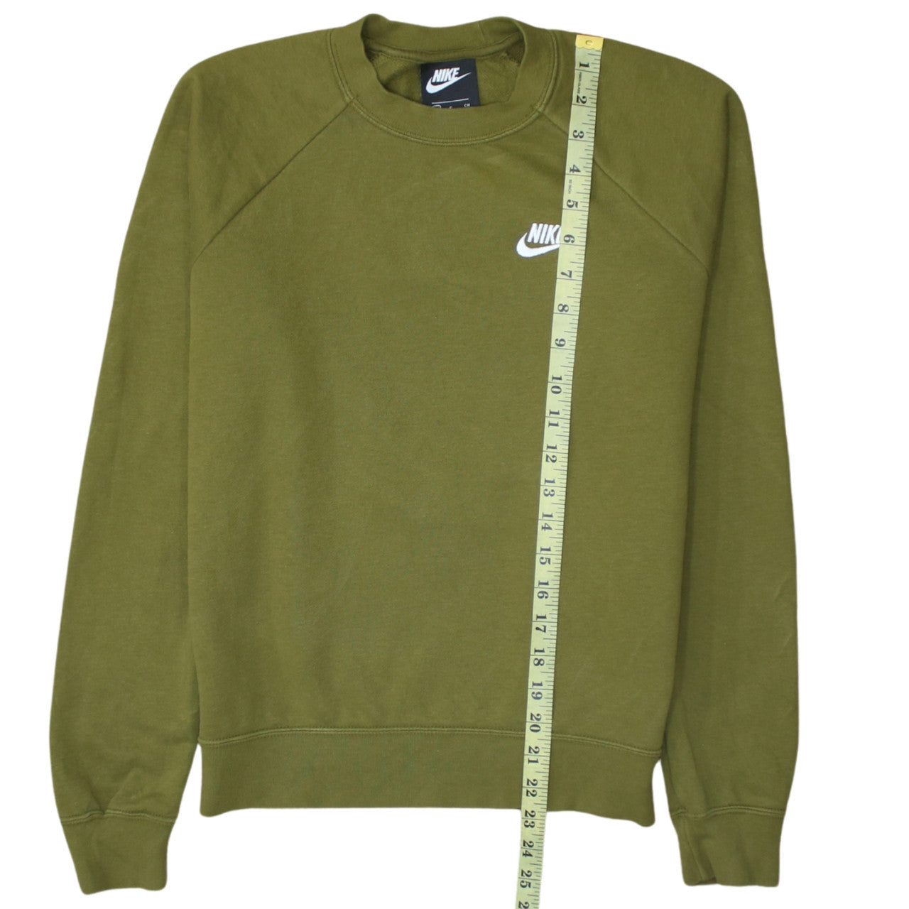 Mens UK Size S Nike Green Pullover Sweatshirt