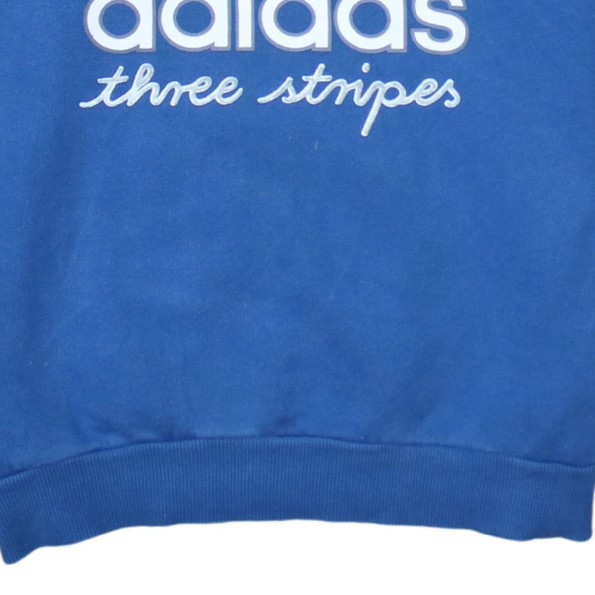 Adidas Boys Blue Crew Neck Pullover Sweatshirt Size 14 Years