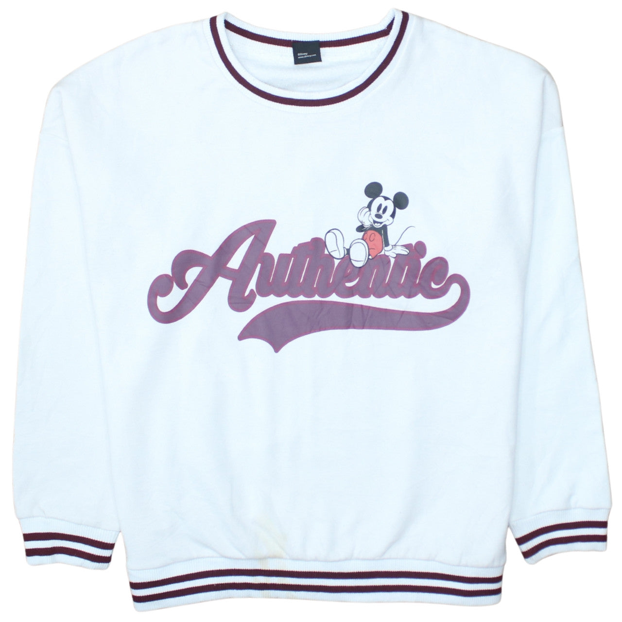 Womens UK Size L Disney White Pullover Sweatshirt
