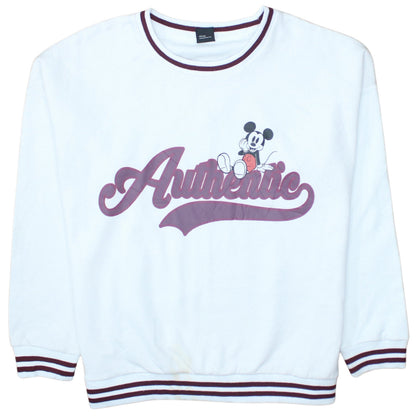 Womens UK Size L Disney White Pullover Sweatshirt