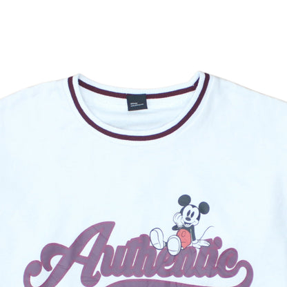 Womens UK Size L Disney White Pullover Sweatshirt